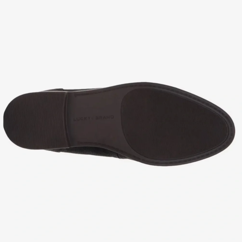 LUCKY BRAND 🖤 LP-EDRICA Black Leather Loafer Women’s 8.5 M Slip On‎ Shoes